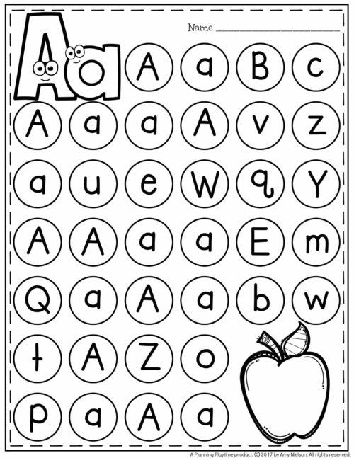 Letter Worksheets