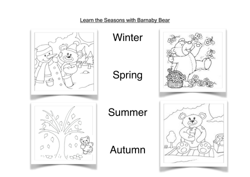 Imagini Pentru The Four Seasons Worksheets