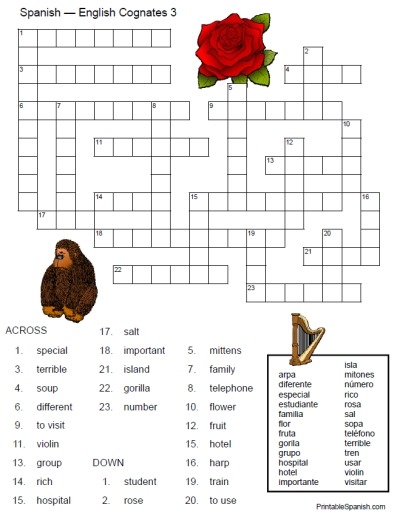Free Printable Spanish â 1 Per Week!