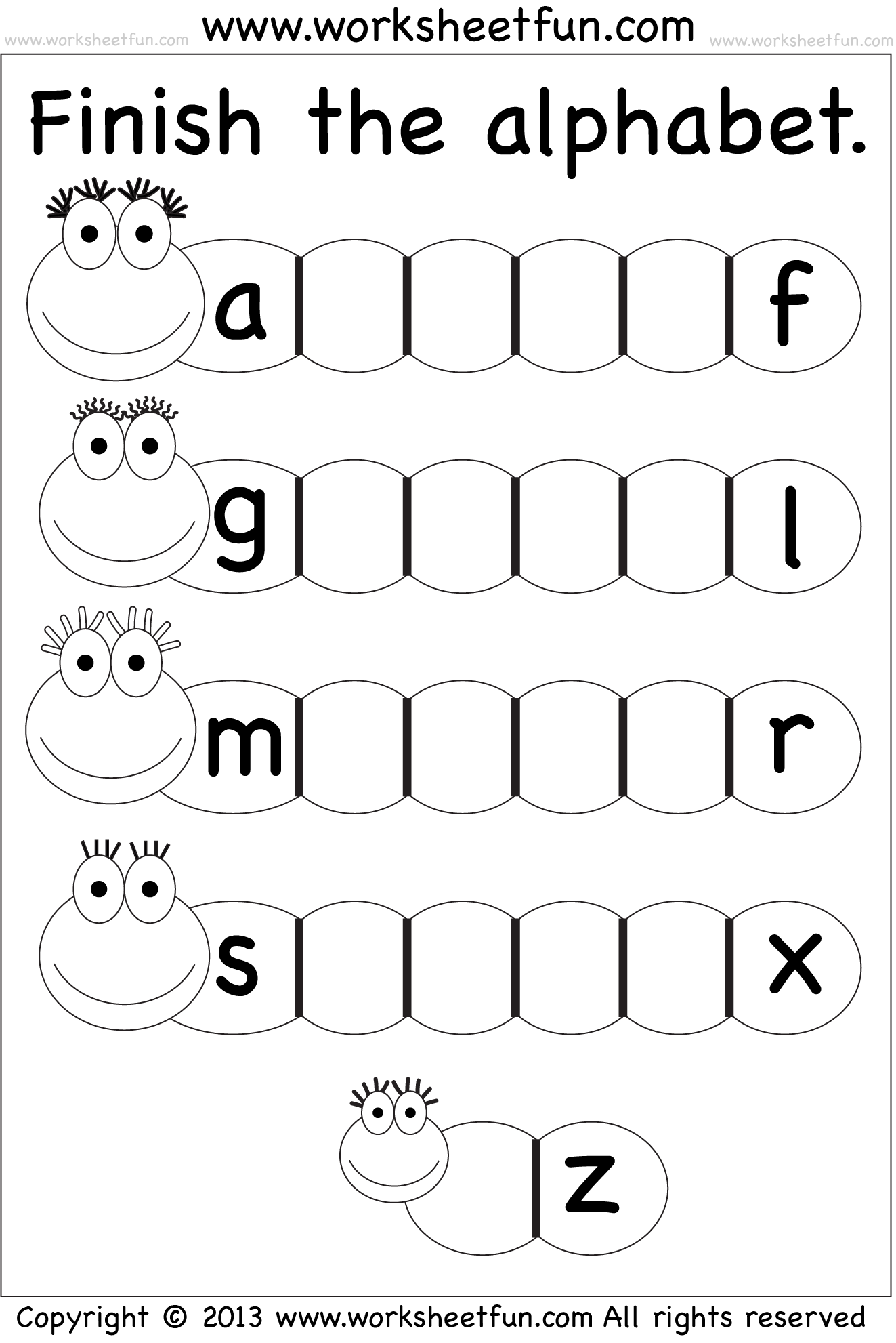 Alphabet Sheet