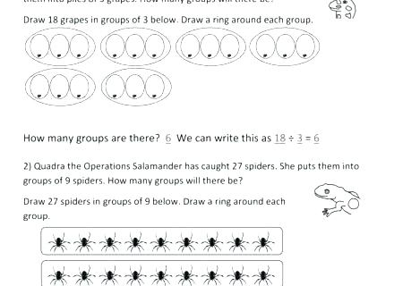 Second Grade Division Worksheets â Mvchelp Me