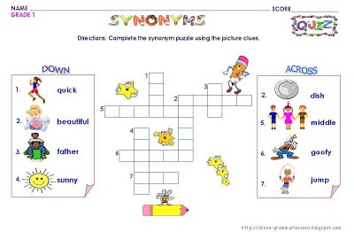 Grammar Worksheets  Grade 1