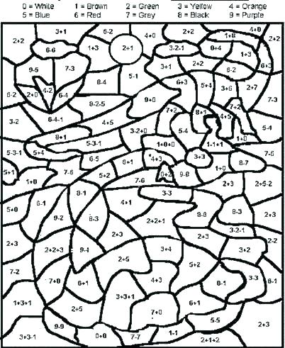 Multiplication Coloring Worksheets