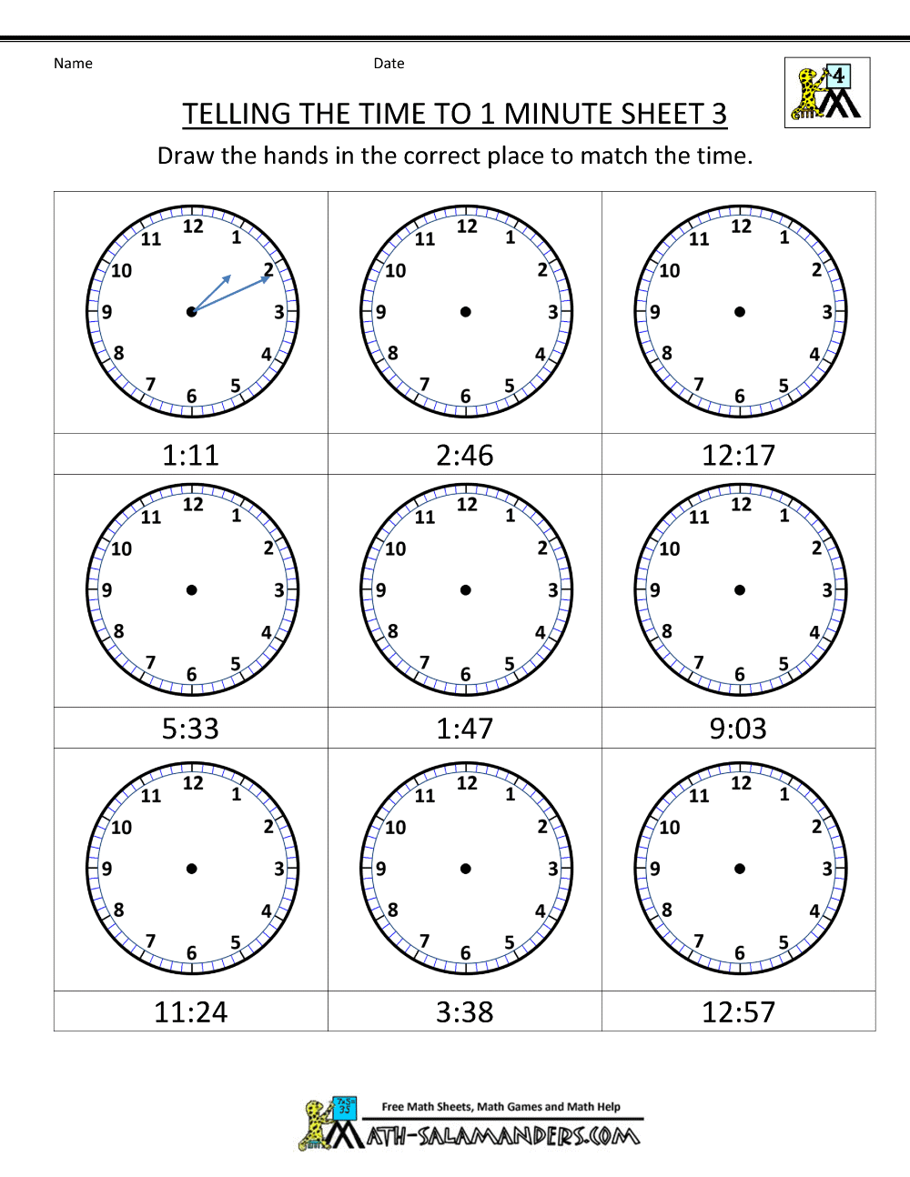 Clock Sheet