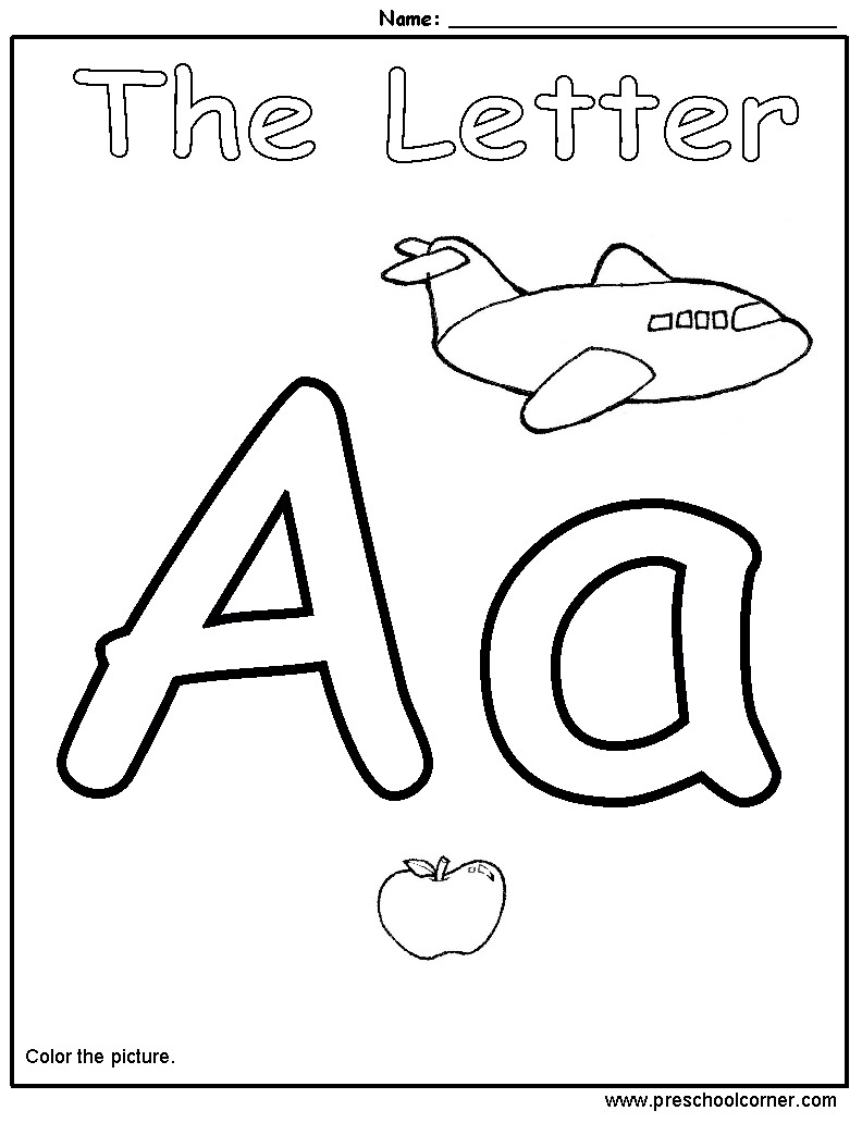 Letter A Preschool