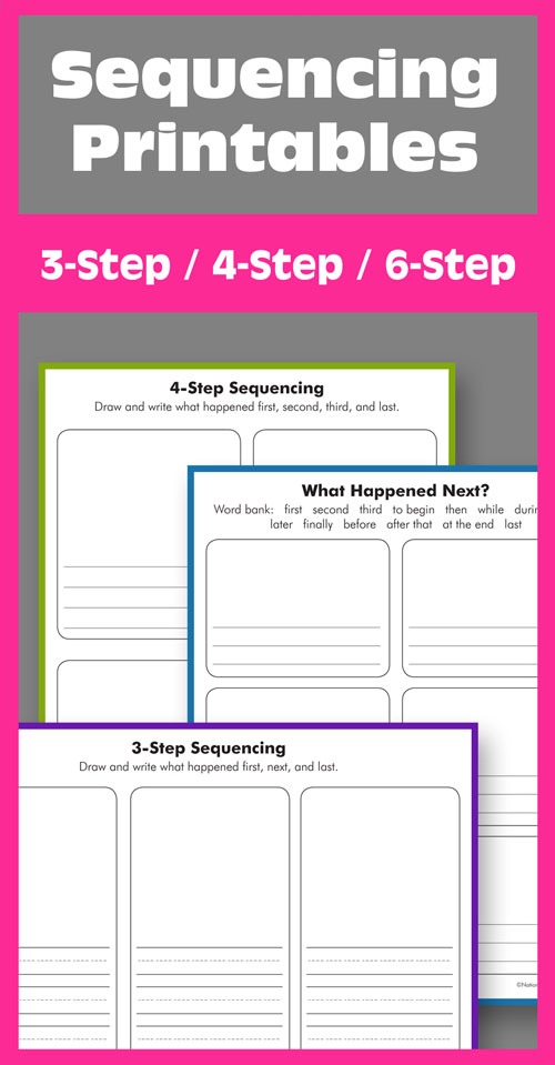 Printable Sequencing Worksheets | Free Worksheets Samples