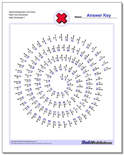 844 Free Multiplication Worksheets For Third, Fourth And Fifth Grade