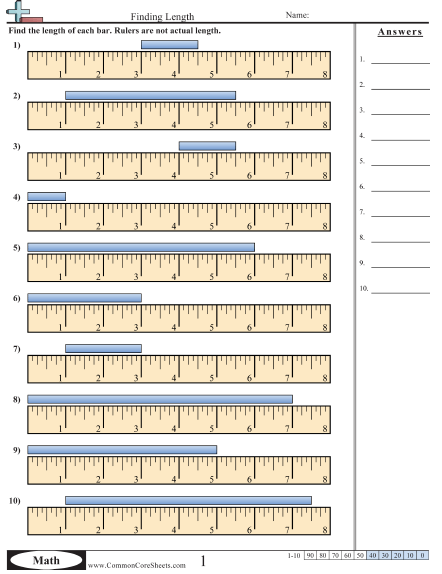 Measurement Worksheets