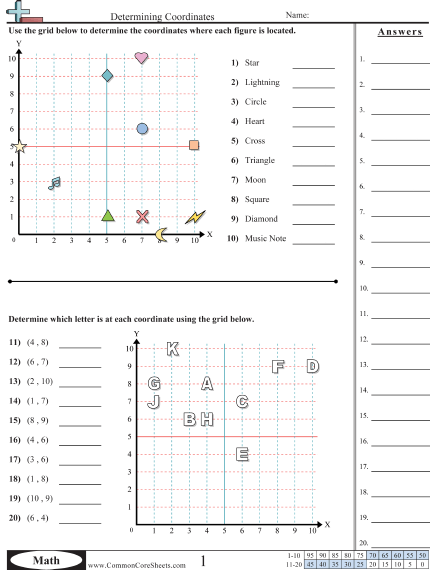 Grid Worksheets