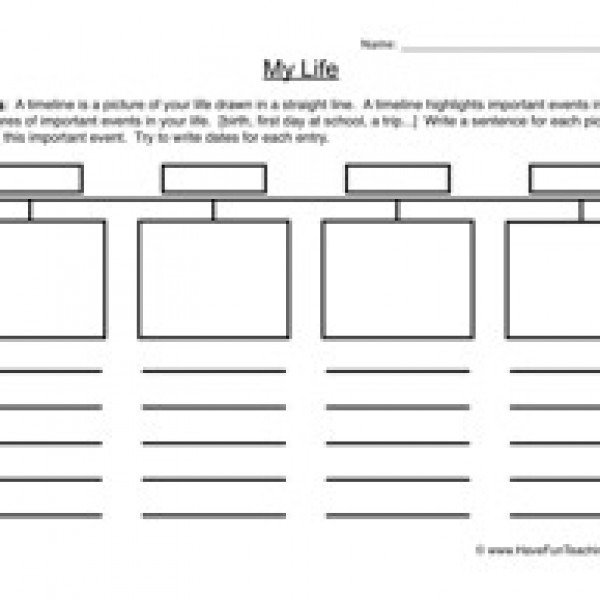 Timeline Worksheet For 5th Grade