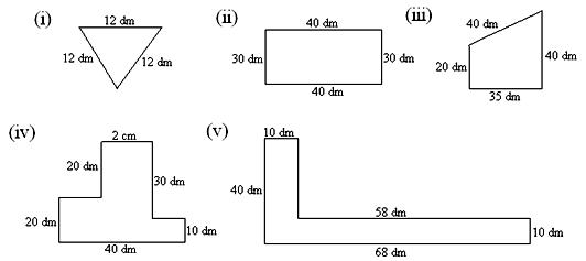 Worksheet On Perimeter Of A Figure
