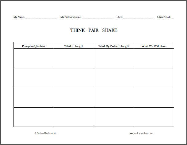Think, Pair, Share