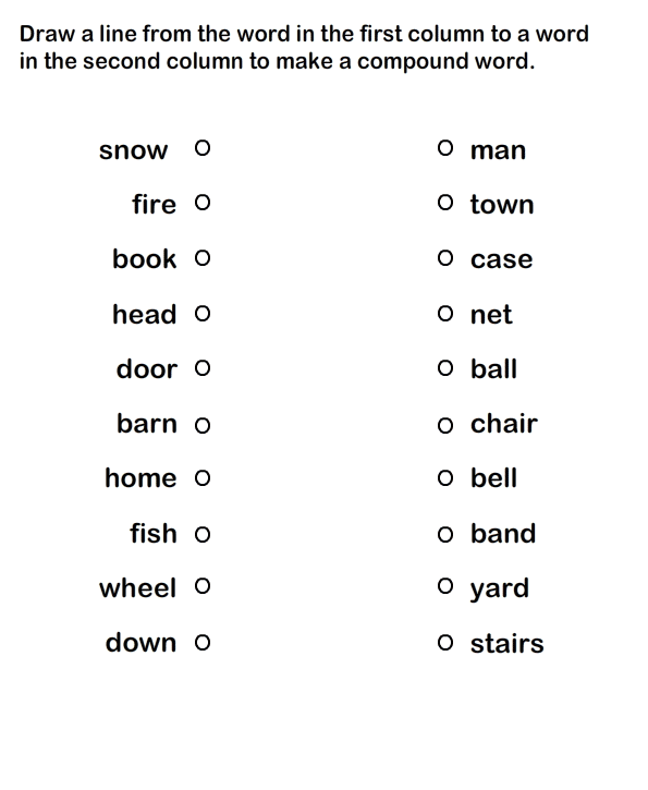 Compound Words Worksheet 6