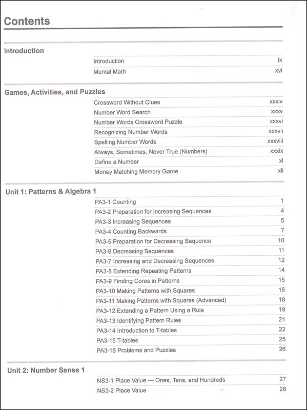 Jump Math Worksheets