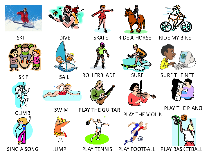 Free Time Activities And Sports