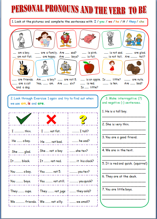 Merry English To You!  Personal Pronouns And The Verb To Be