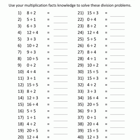 3rd Grade Division Worksheets To Download â Free Printables