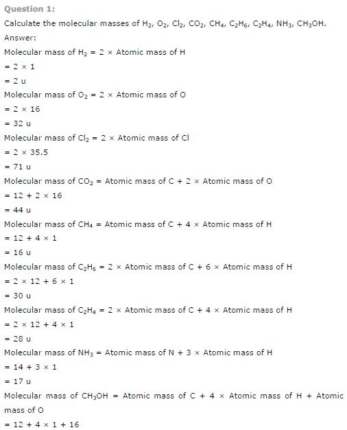 Ncert Solutions For Class 9 Science Chapter 3 Atoms And ... Ncert Solutions For Class 9 Science Chapter 3 Atoms And ...