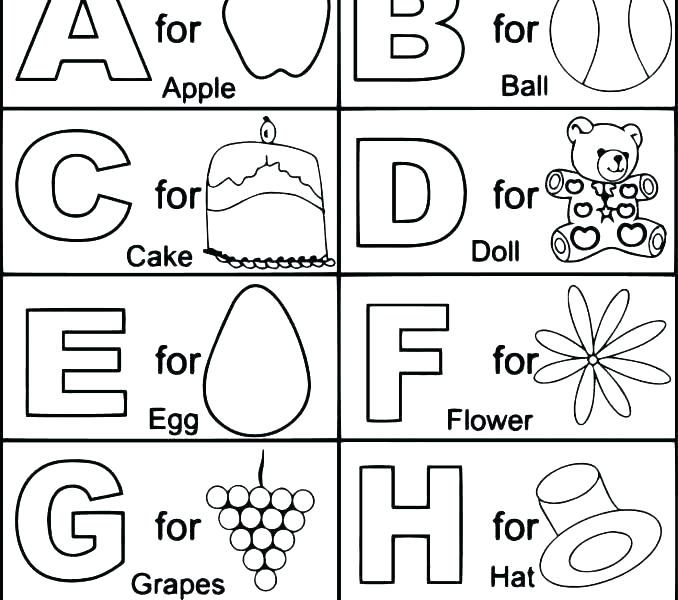 Abc Coloring Pages For Kindergarten Letter S Page Preschool