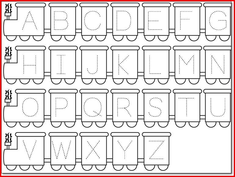 Alphabet Sheets For Kindergarten
