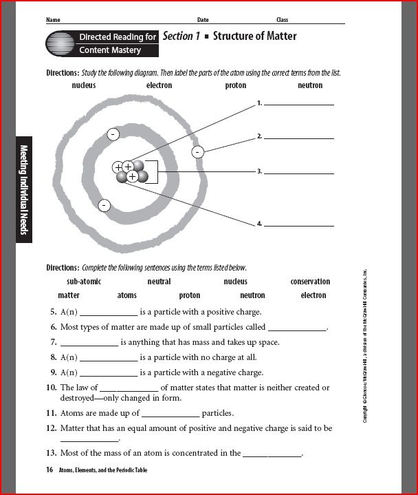 Atoms Worksheet â Atomic Structure Worksheet (+27 Related Files