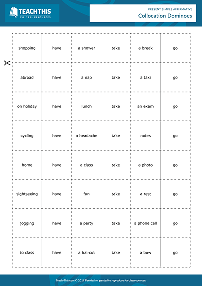 Present Simple Affirmative Negative Esl Activities Games Worksheets