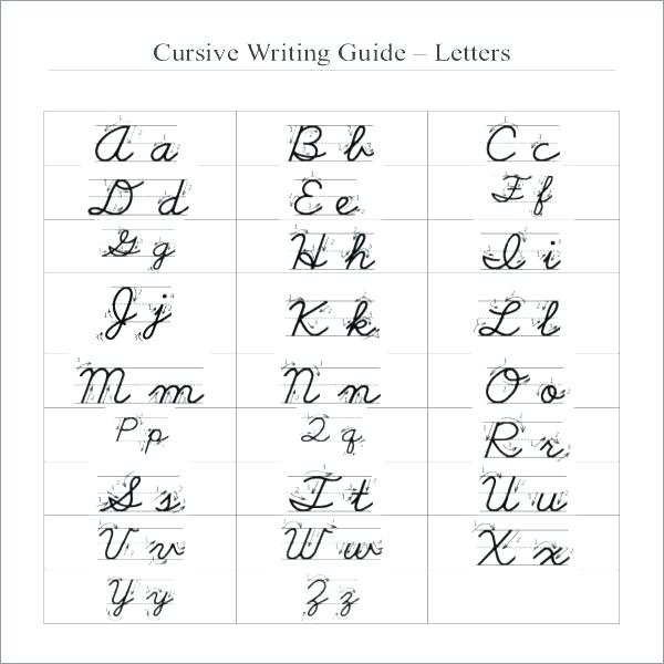 Cursive Writing Left Handed Worksheets Letter Formation Free