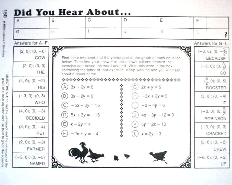 Did You Hear About Math Worksheet Did You Hear About Algebra With