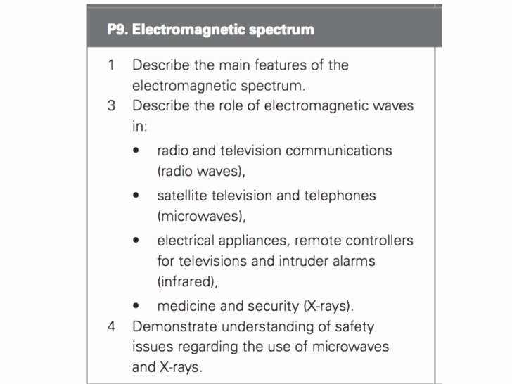 Electro Science 8 Electromagnetic Spectrum Worksheet Answers As