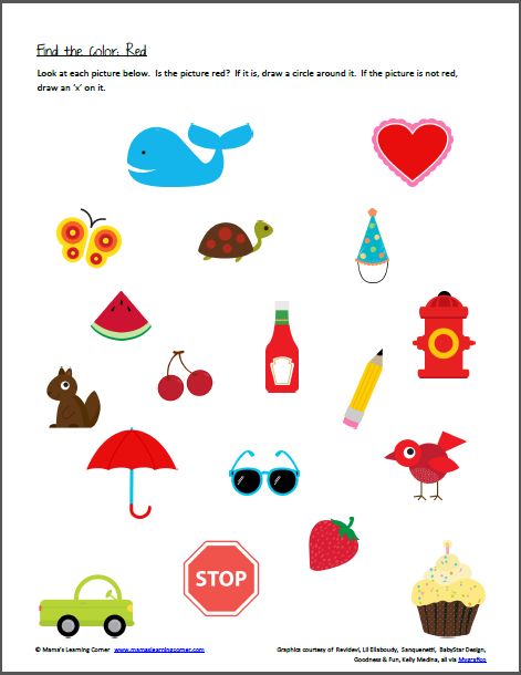 Color Recognition  Find The Color Red