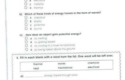 Free 6th Grade Science Worksheets Home Economics Lesson Plans High
