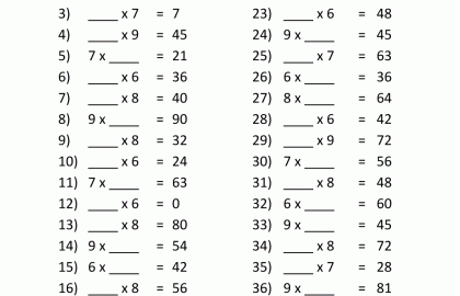 Free Multiplication Worksheets Grade 3 Free Math Sheets