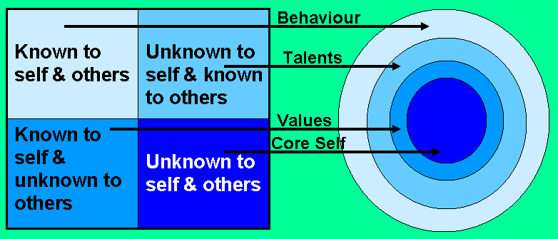 Comparison Between Johari Window And Temperament
