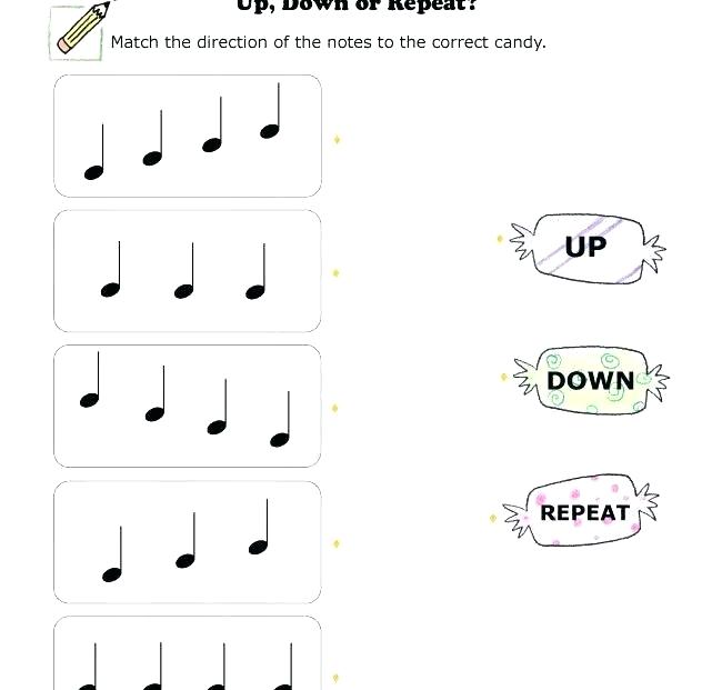 Kindergarten Music Worksheets Grade Music Worksheets Music Free