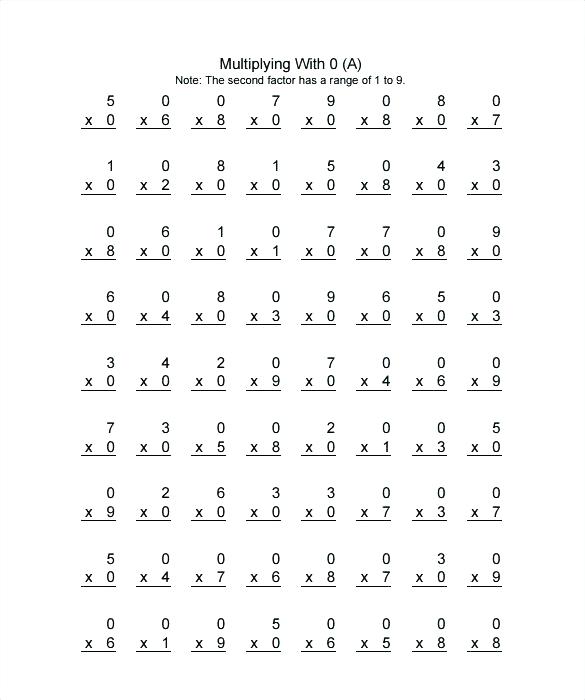 Free Multiplication Worksheets Offer Practice With Factors Up To 9