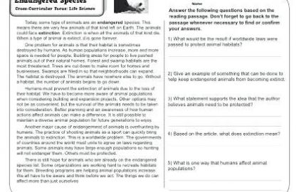 Middle School Reading Comprehension Worksheets 4th Grade Reading