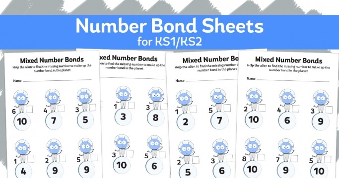 Mixed Number Bonds â Addition Algebra Worksheets For Ks1 And Ks2