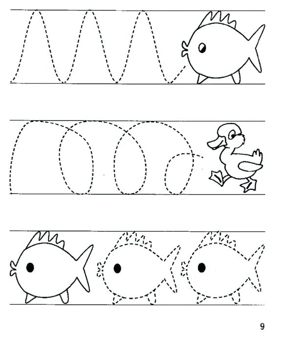 New Worksheets For 2 Year Olds Tracing Two â Deffufa Info