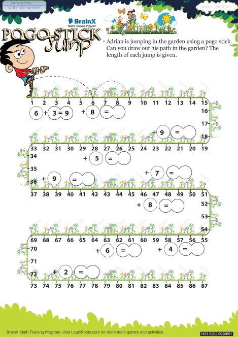 Jump Math Worksheets