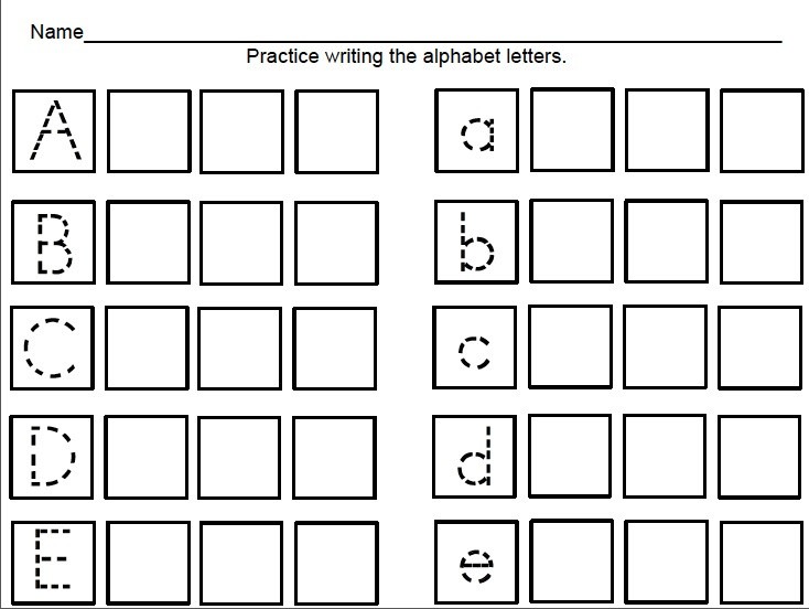 Pre K Tracing Worksheets Alphabet Writing Worksheets For Pre K Free