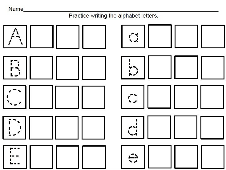 Pre K Tracing Worksheets Alphabet Writing Worksheets For Pre K