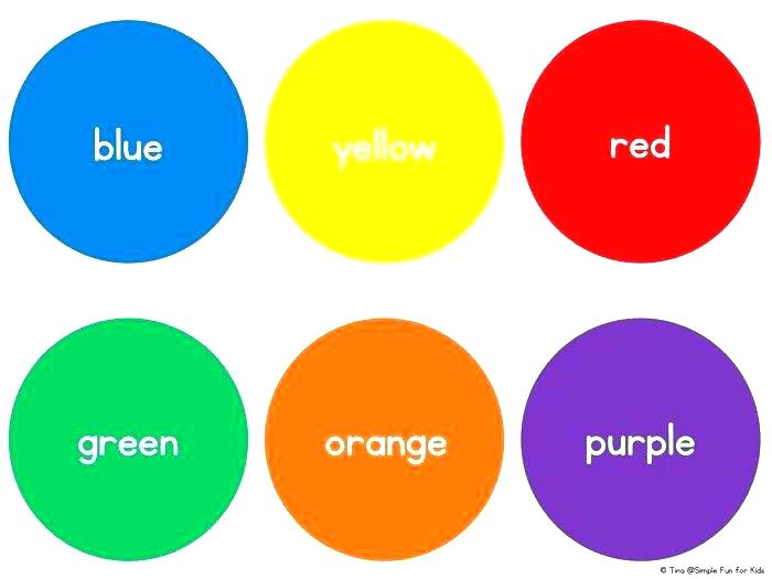 Preschool Number Recognition Worksheets Colour Identification For