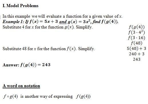 Composition Of Functions Of Worksheet (pdf) And Answer Key  25