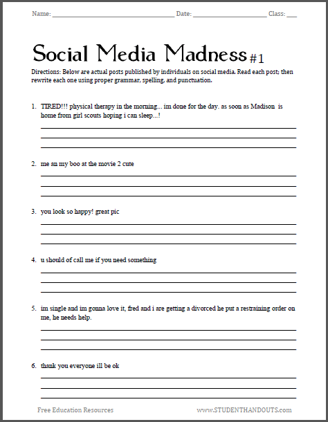 Printables  Homeschool Worksheets High School  Lemonlilyfestival