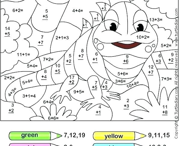 Subtraction Worksheets For 1st Graders Grade Printable Number Line
