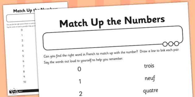 French Numbers 0
