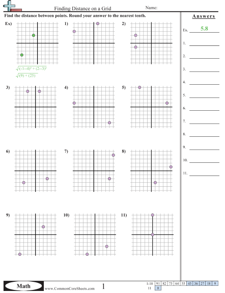 Grid Worksheets