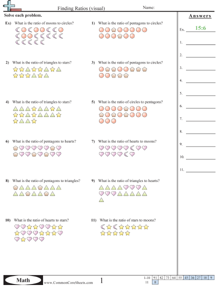 Ratio Worksheets