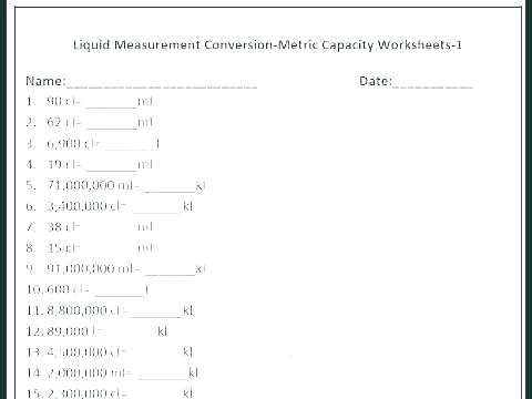 Time And Measurement Worksheets Free Worksheets Library Download