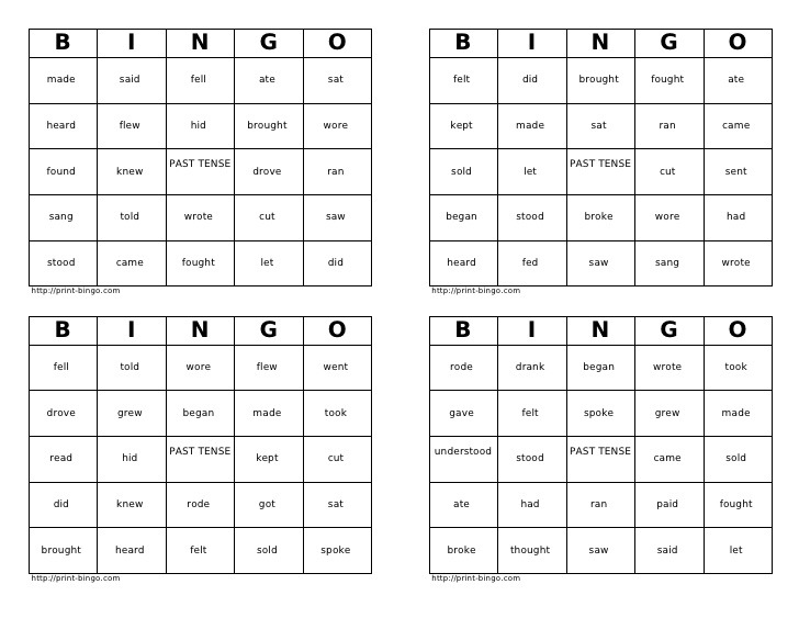 Every Great Past Simple Regular Irregular Verbs Exercises Pdf